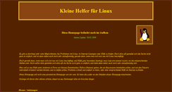 Desktop Screenshot of linux-kleine-helfer.de