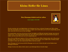 Tablet Screenshot of linux-kleine-helfer.de